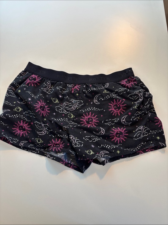 Joyspun Other - Women's Black Sleep Shorts with Pink Sun & Celestial Print -691sku